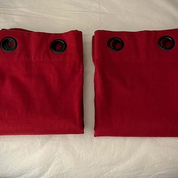 Pottery Barn Linen/Cotton Blackout Indoor Curtains 50" x 84" - Used